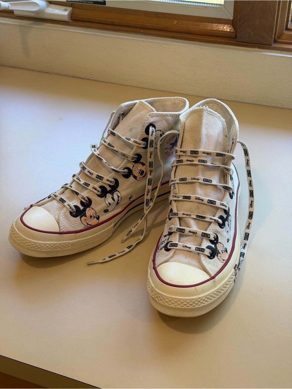 KITH x Disney x Converse Chuck 70 'Mickey Mouse Portrait | White | Men's Size 10